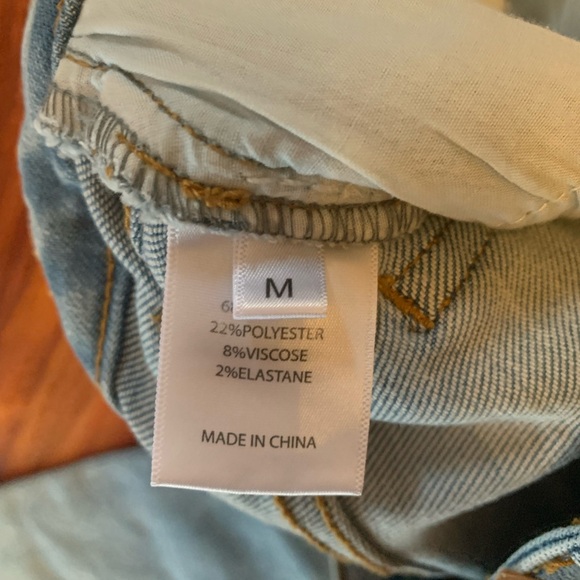 NWT Paola Riboni High Waist Rhinestone Jeans size M - Picture 10 of 13